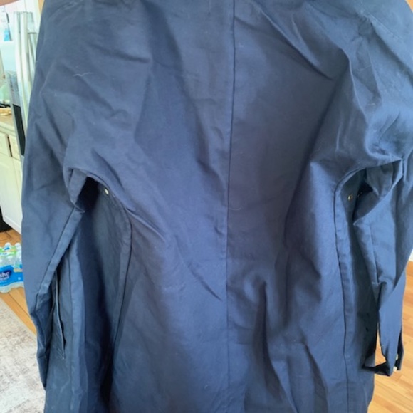 J Crew 100% Cotton Fall Jacket w/ Detachable Hood and Red Lining. - Picture 8 of 8